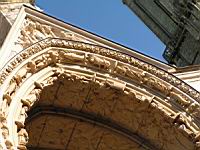 Chartres, Cathedrale, Portail nord, Zodiaque et travaux des champs (3)